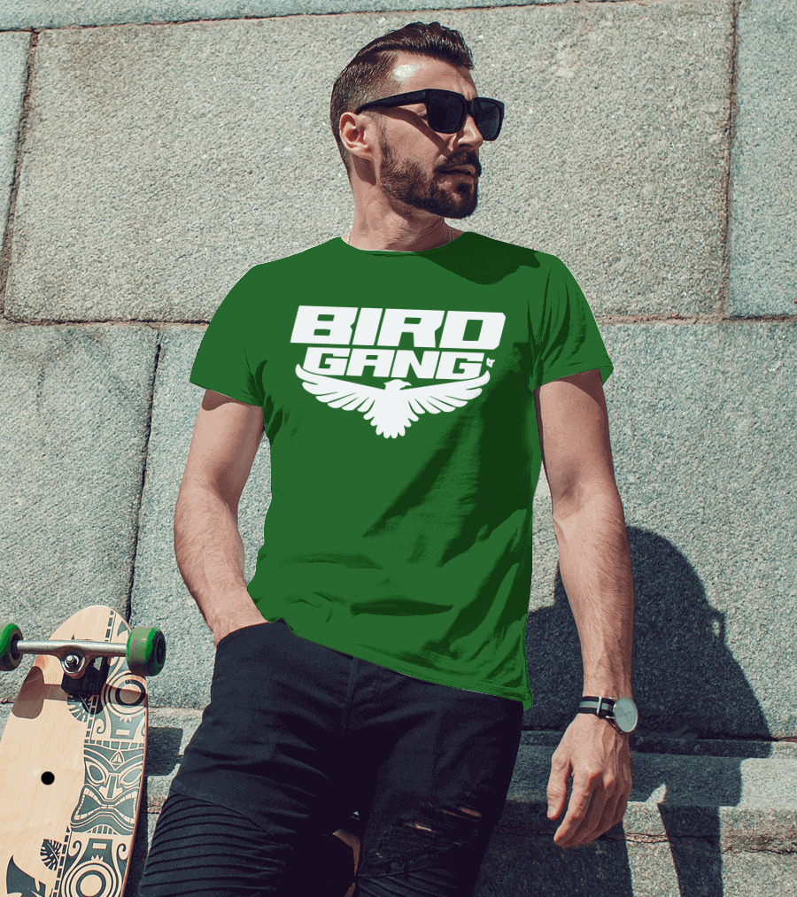 Bird Gang Eagles Wing Emblem T-Shirt