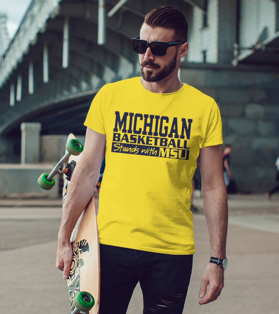 Michigan Basketball Supports Msu Solidarity T-Shirt