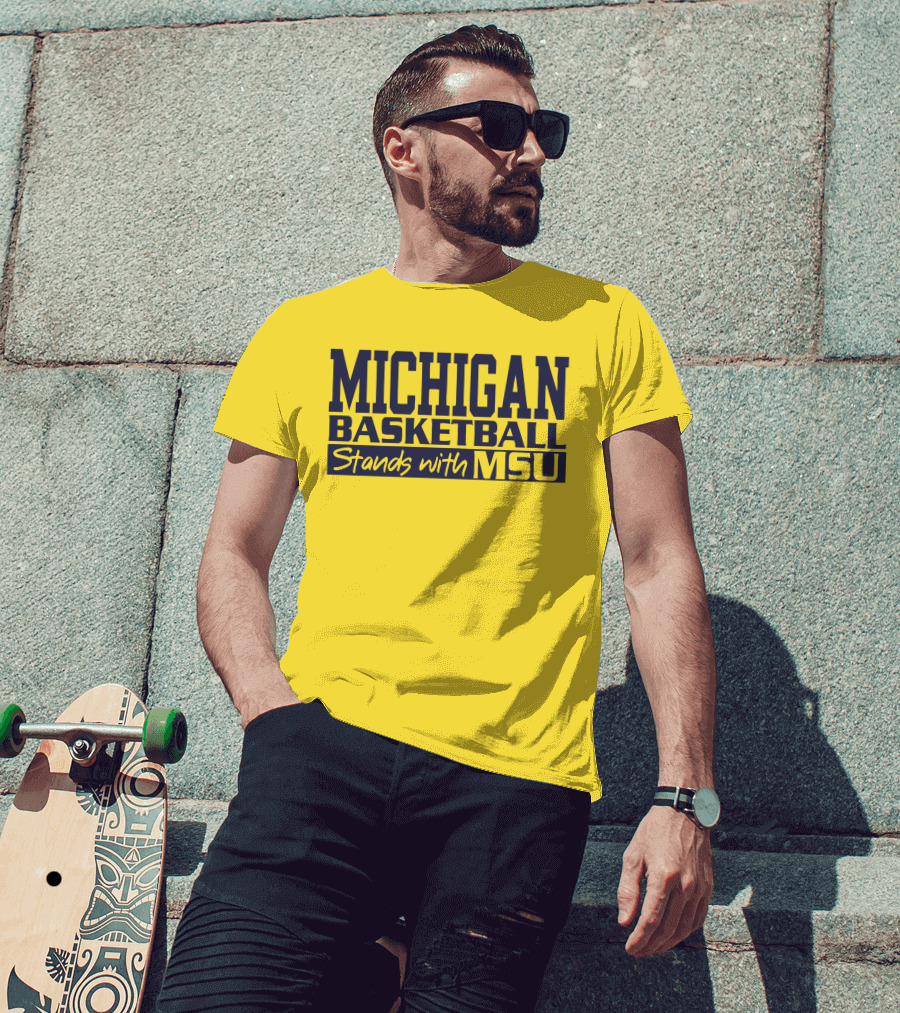 Michigan Basketball Supports Msu Solidarity T-Shirt