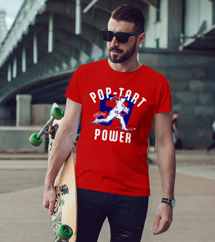 Pop Tart Power 59 Pitcher Players MLB T-Shirt