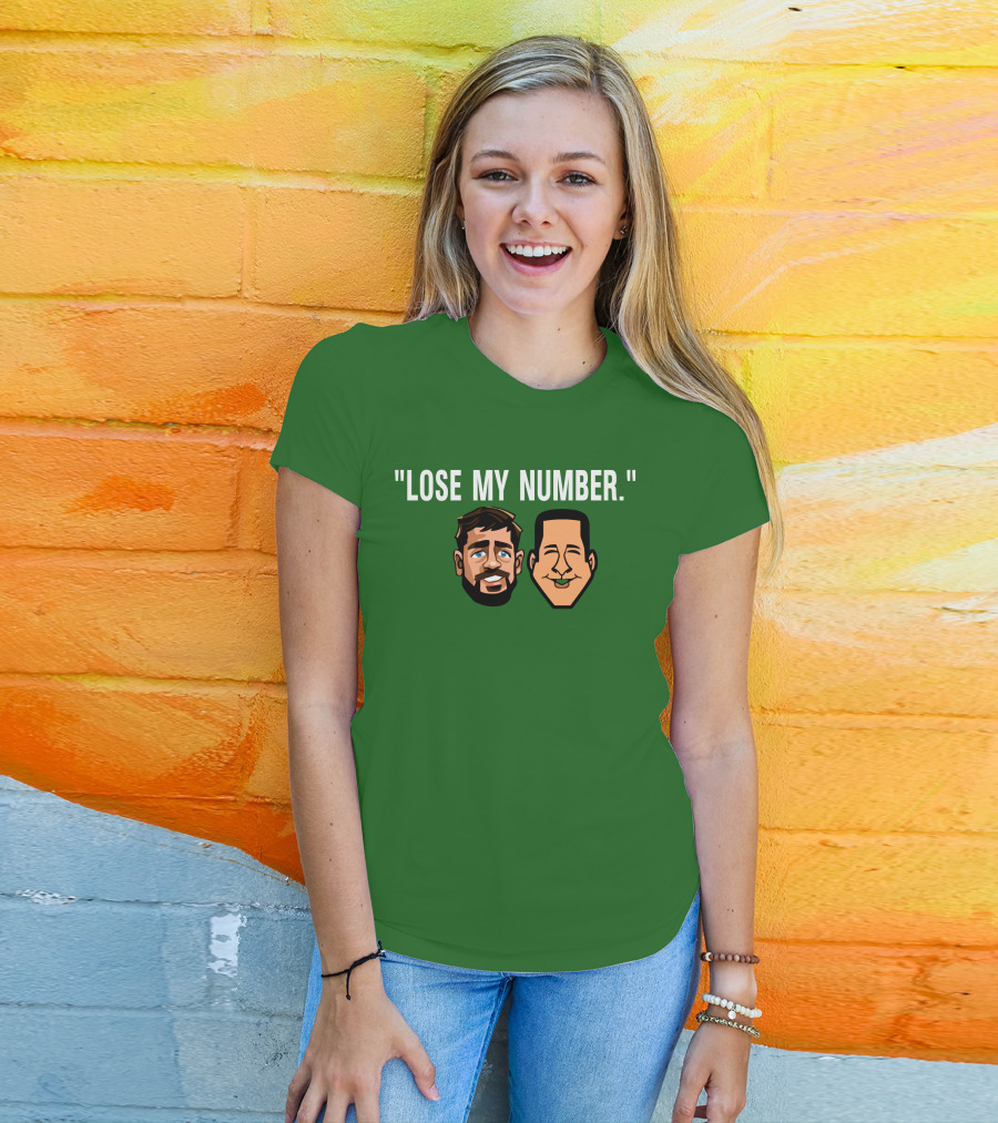 Lose My Number Aaron Rodgers Adam Schefter T-Shirt