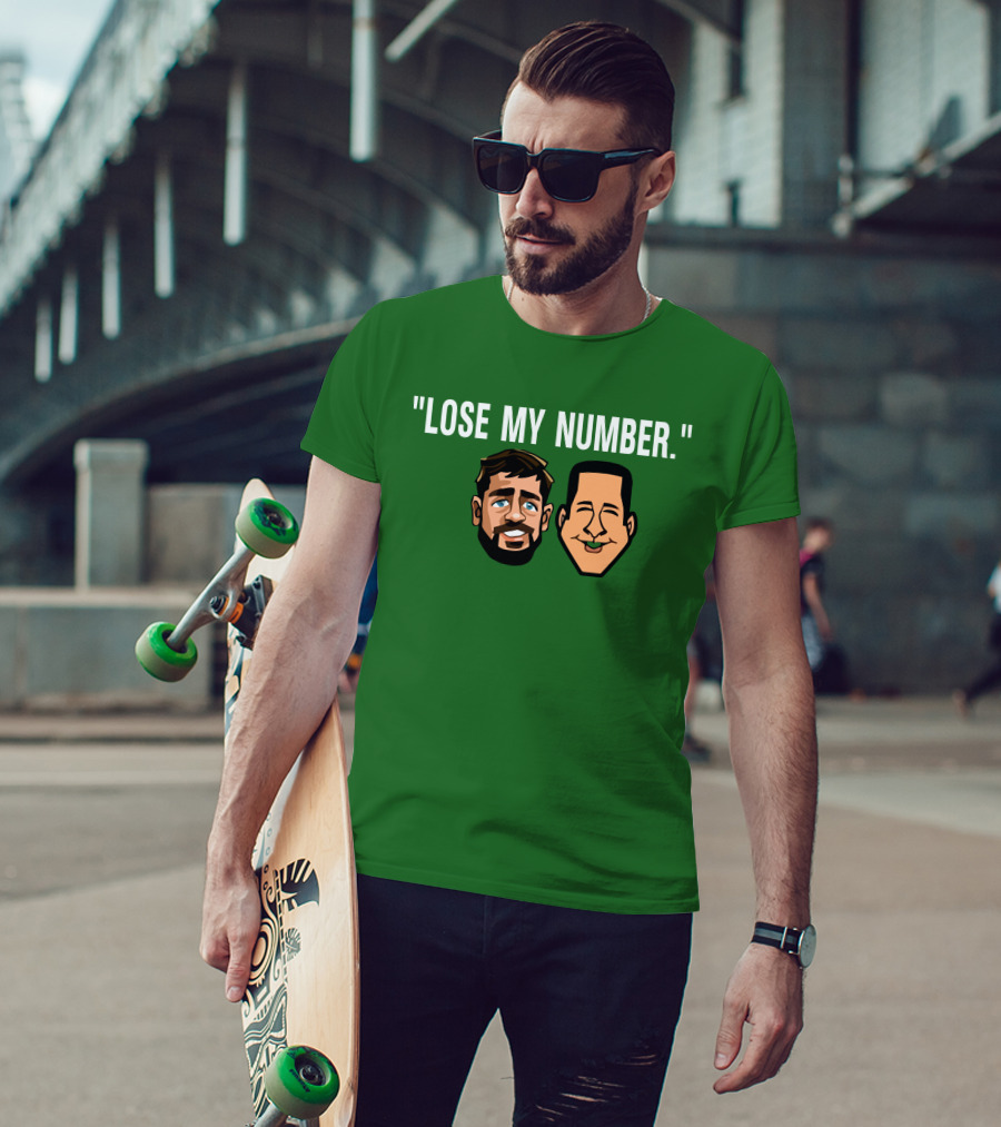 Lose My Number Aaron Rodgers Adam Schefter T-Shirt