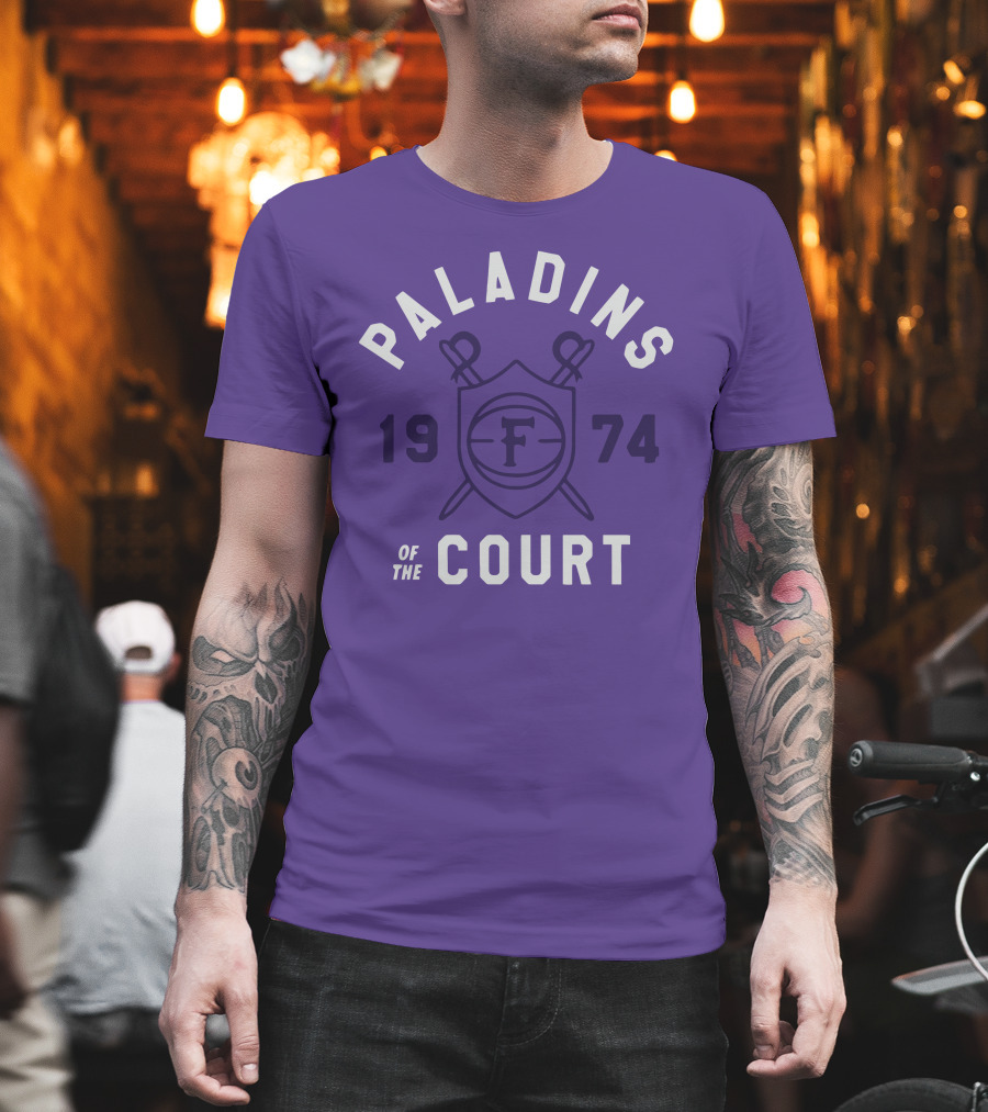 Paladins of the Court 1974 F Shield Emblem T-Shirt
