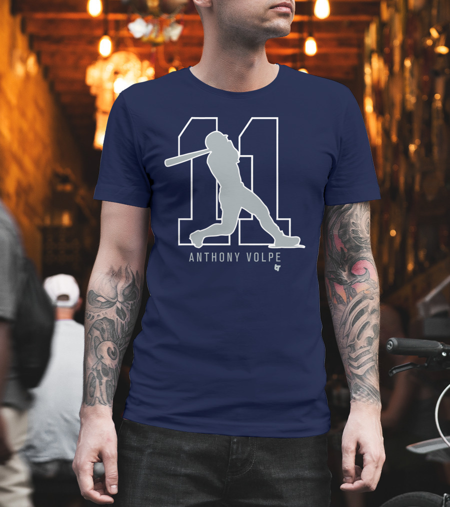Anthony Volpe 11 New York Baseball T-Shirt