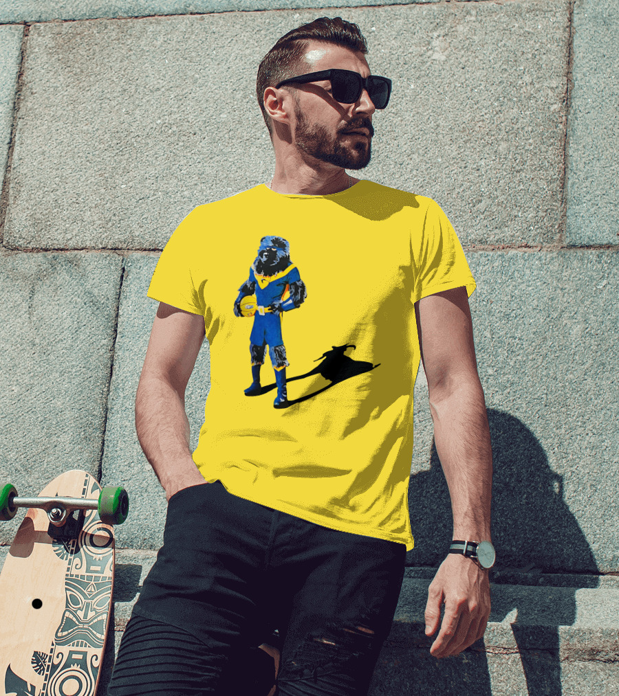 Memphis Grizzlies Basketball GOAT With Superhero Bear And Goat Shadow T-Shirt
