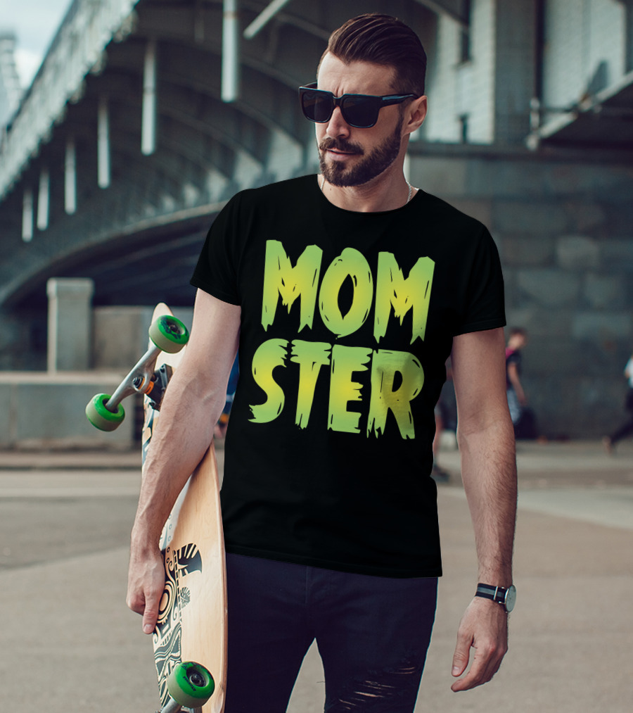 MOM-STER Green Halloween Relaxed Fit Costume T-Shirt