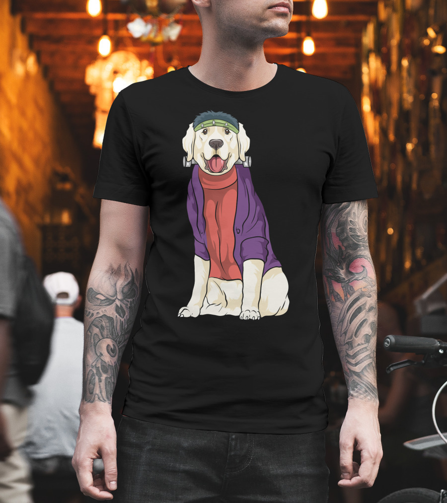 Golden Retriever Frankenstein Costume Halloween Dog T-Shirt