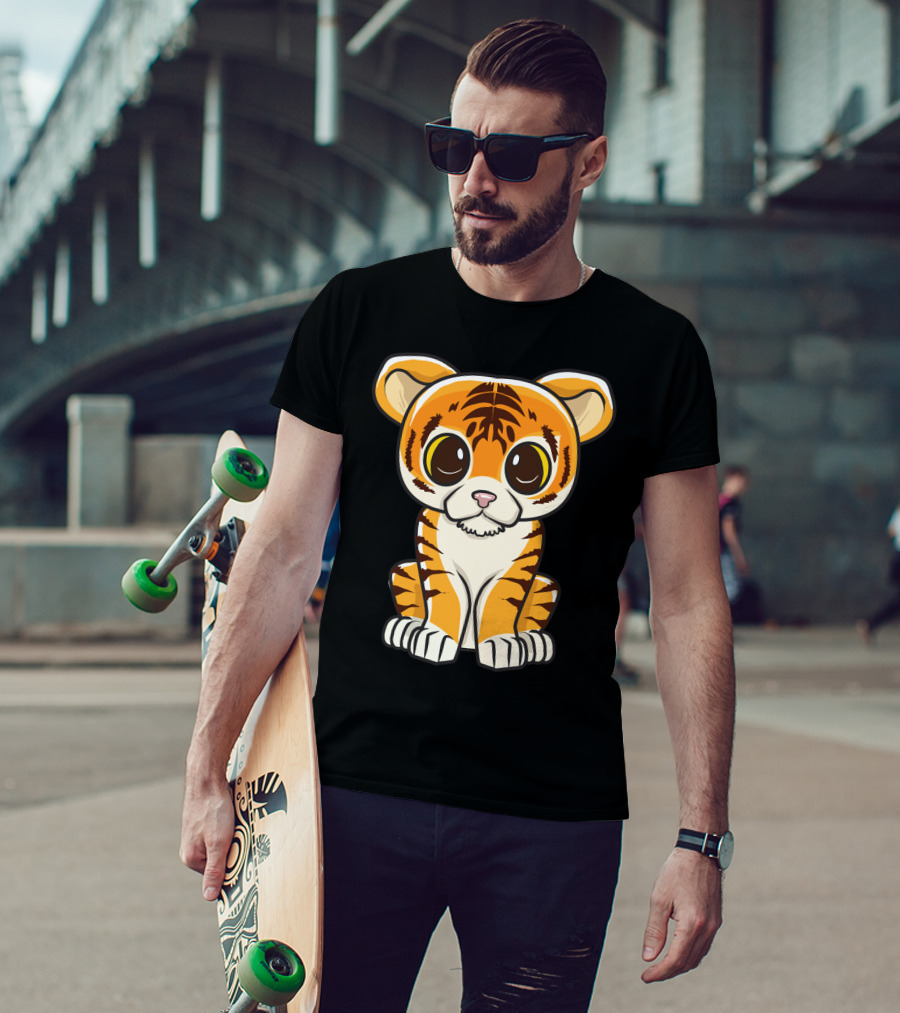 Kawaii Tiger International Tiger Day Cute Tiger T-Shirt