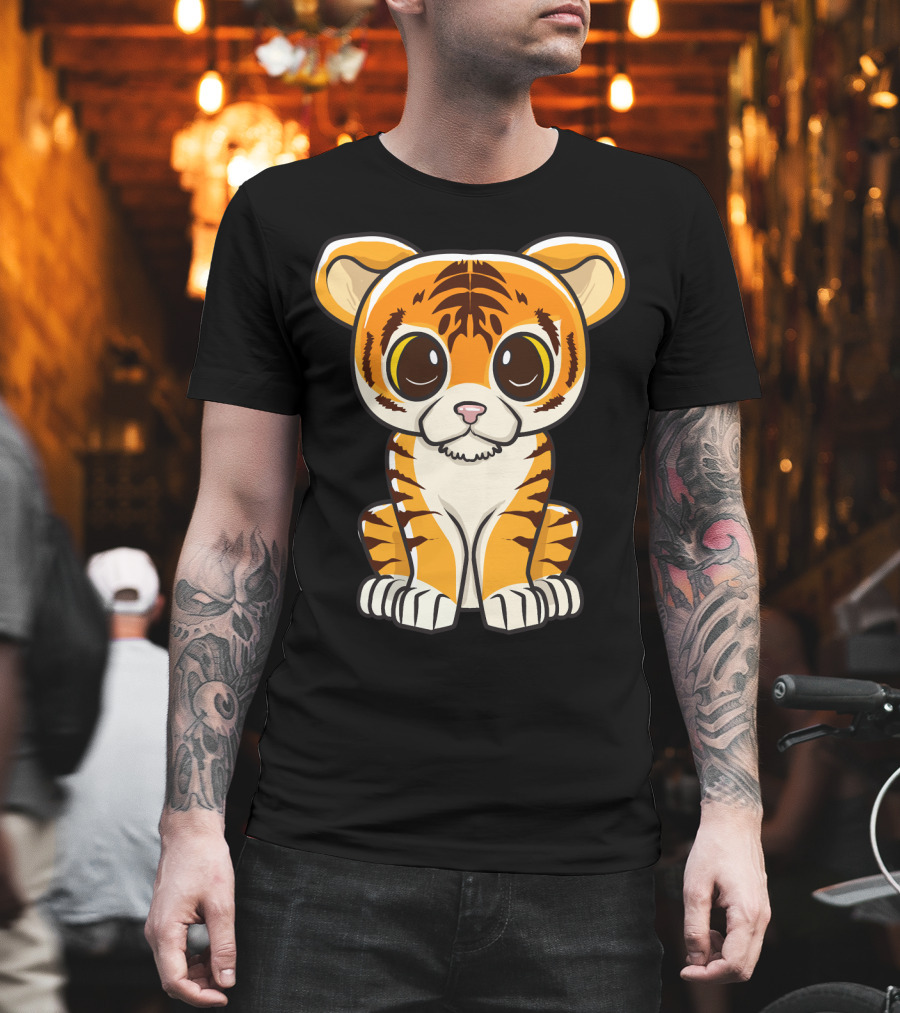 Kawaii Tiger International Tiger Day Cute Tiger T-Shirt