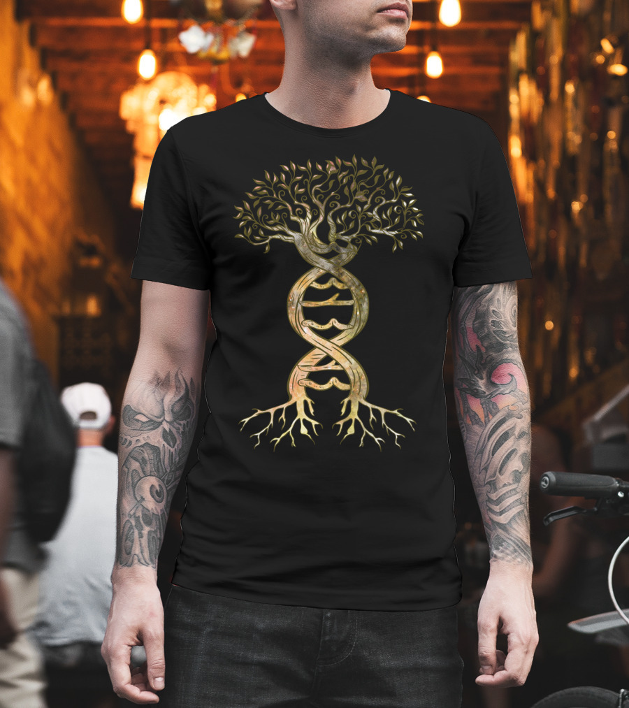 Tree of Life DNA Genetics Biology Science Environment Lover T-Shirt