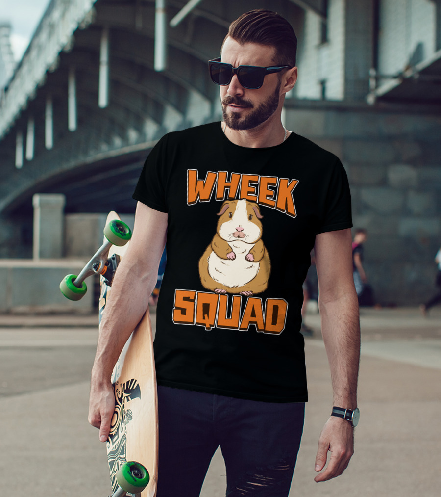 Wheek Squad Guinea Pig Furry Potato Pet Cavy T-Shirt