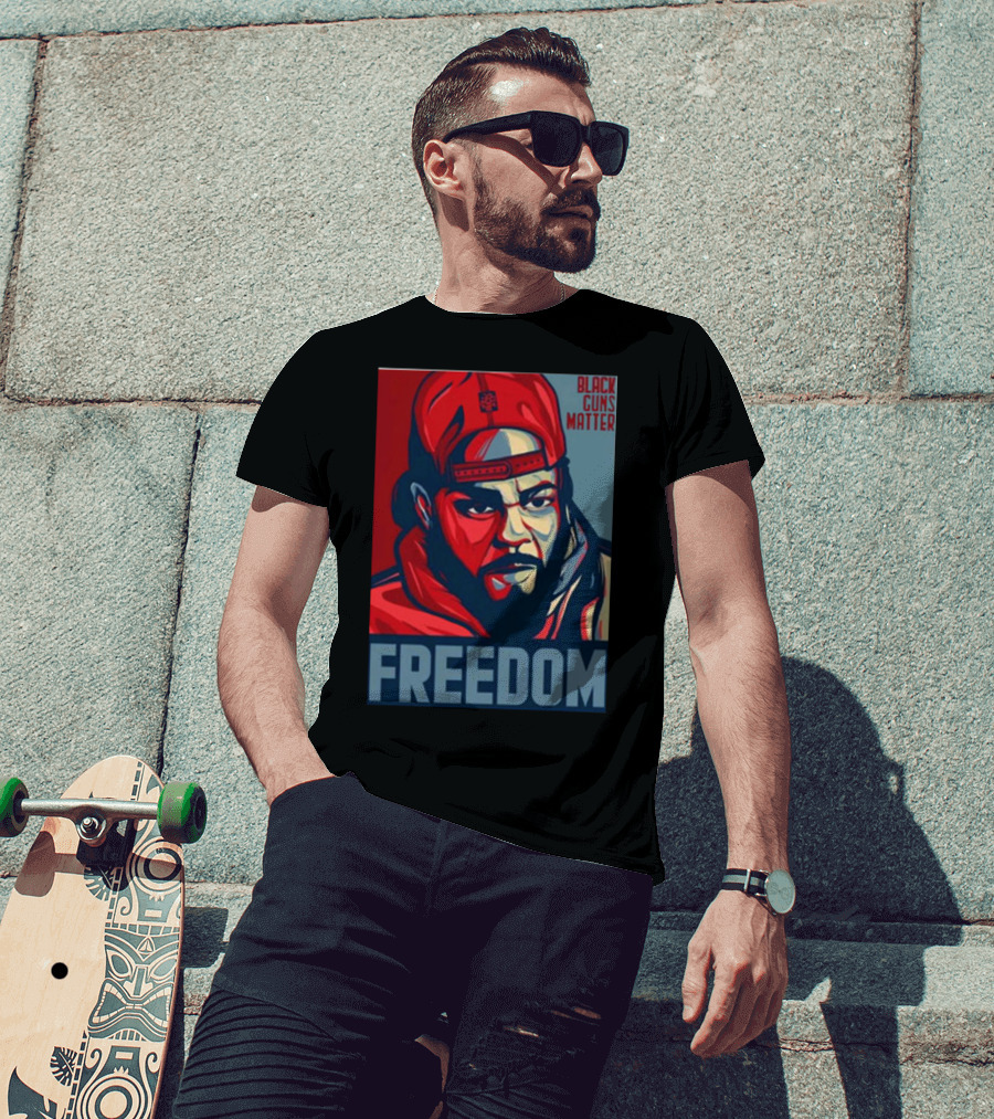 BGM Collectible Black Freedom Black Guns Matter T-Shirt