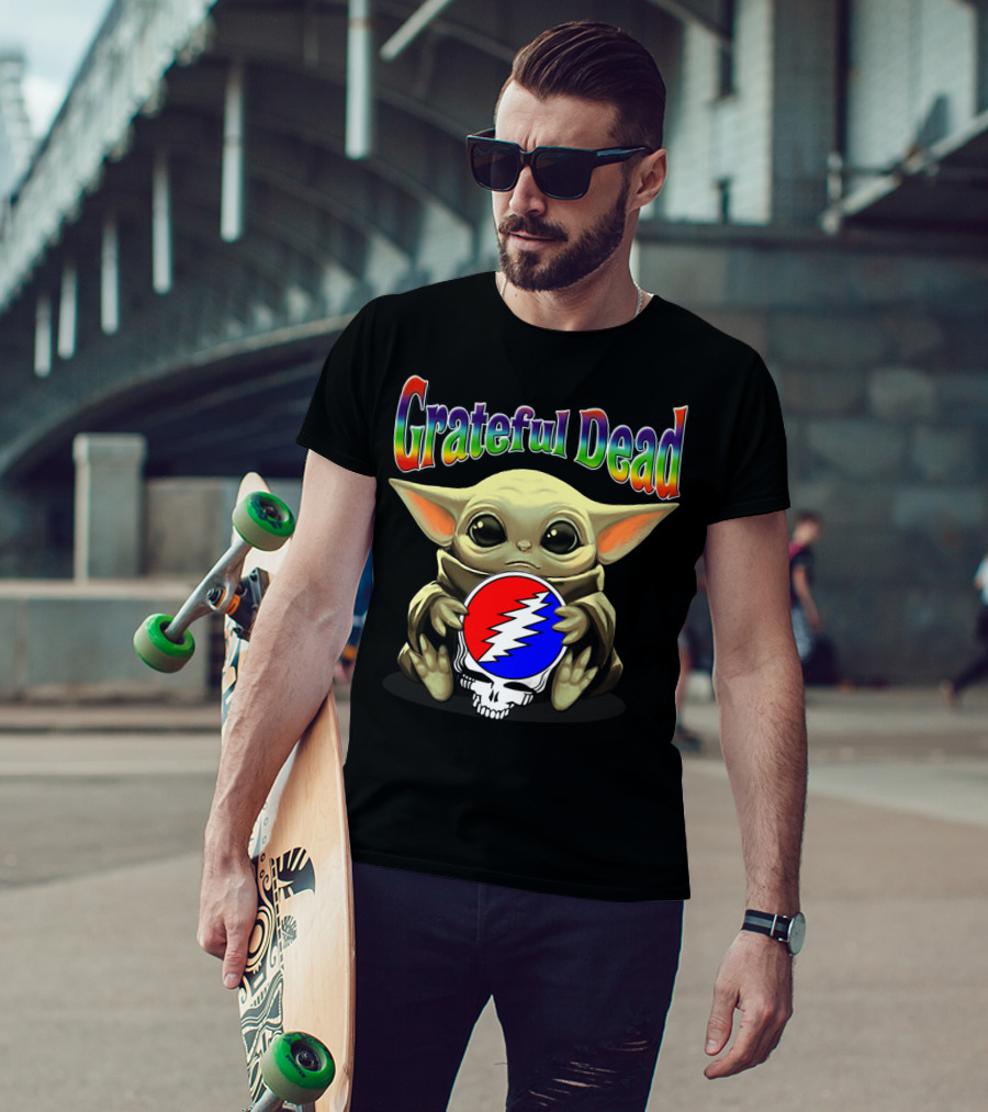 Grateful Dead Baby Yoda Steal Your Face T-Shirt