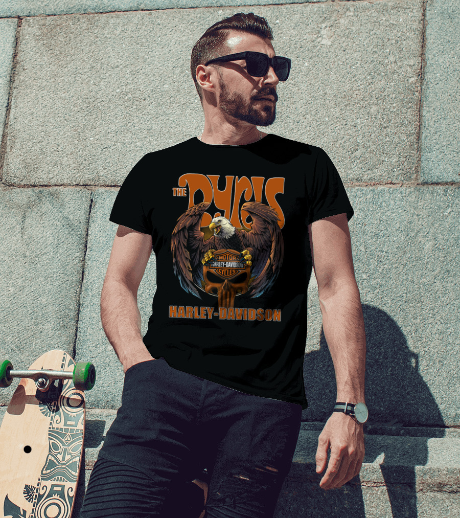 The Byrds Harley Davidson Motorcycles Eagle T-Shirt
