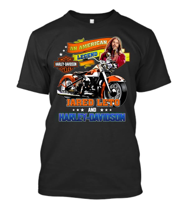 An American Legend Jared Leto And Harley Davidson T-Shirt