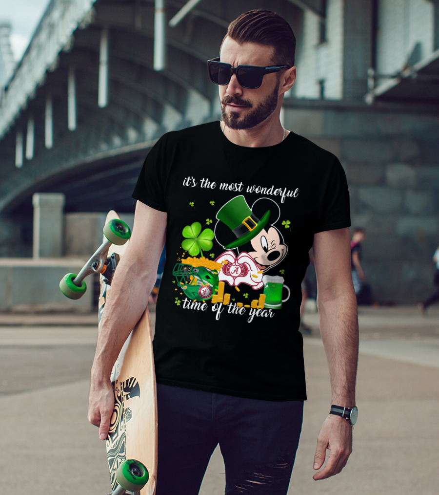 It's The Most Wonderful Time Of The Year Alabama Crimson Tide Irish Mickey T-Shirt