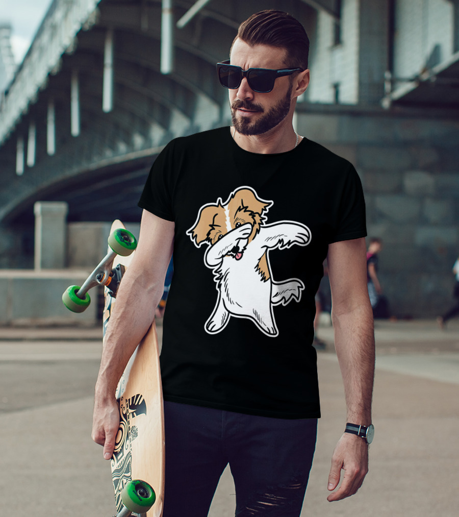 Dabbing Shih Tzu Kids Puppy Dance T-Shirt