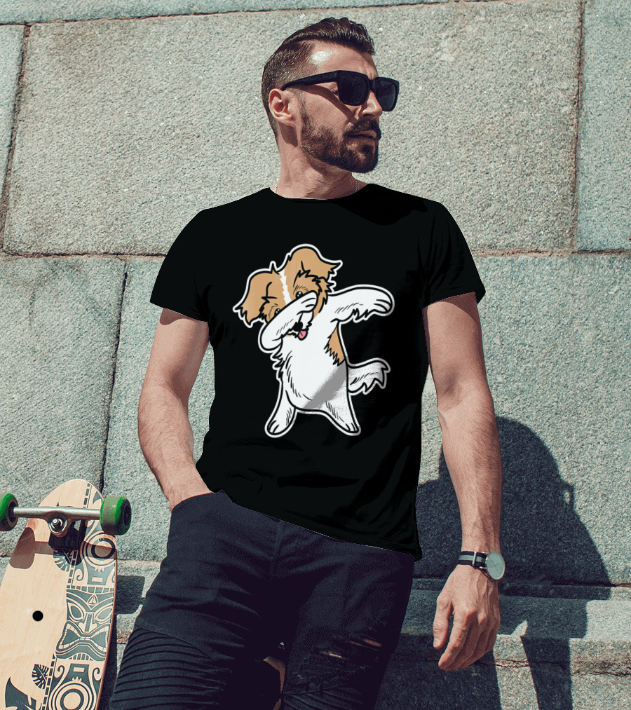Dabbing Shih Tzu Kids Puppy Dance T-Shirt