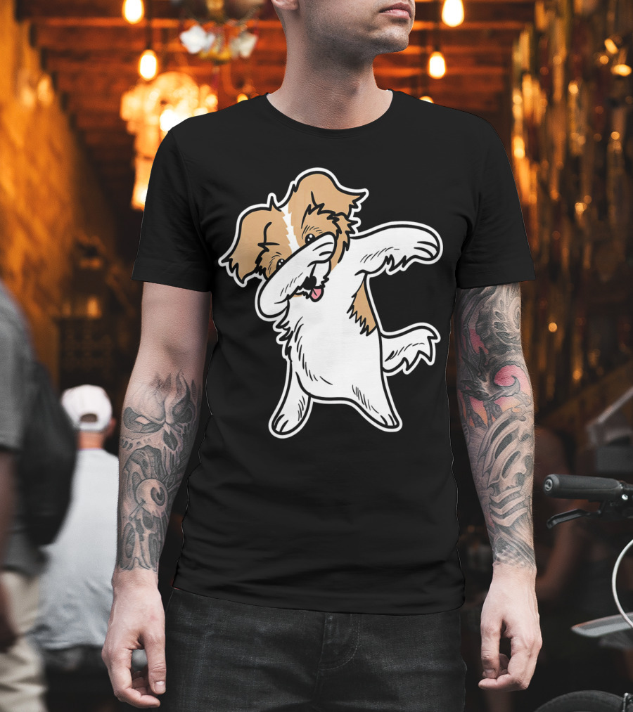 Dabbing Shih Tzu Kids Puppy Dance T-Shirt