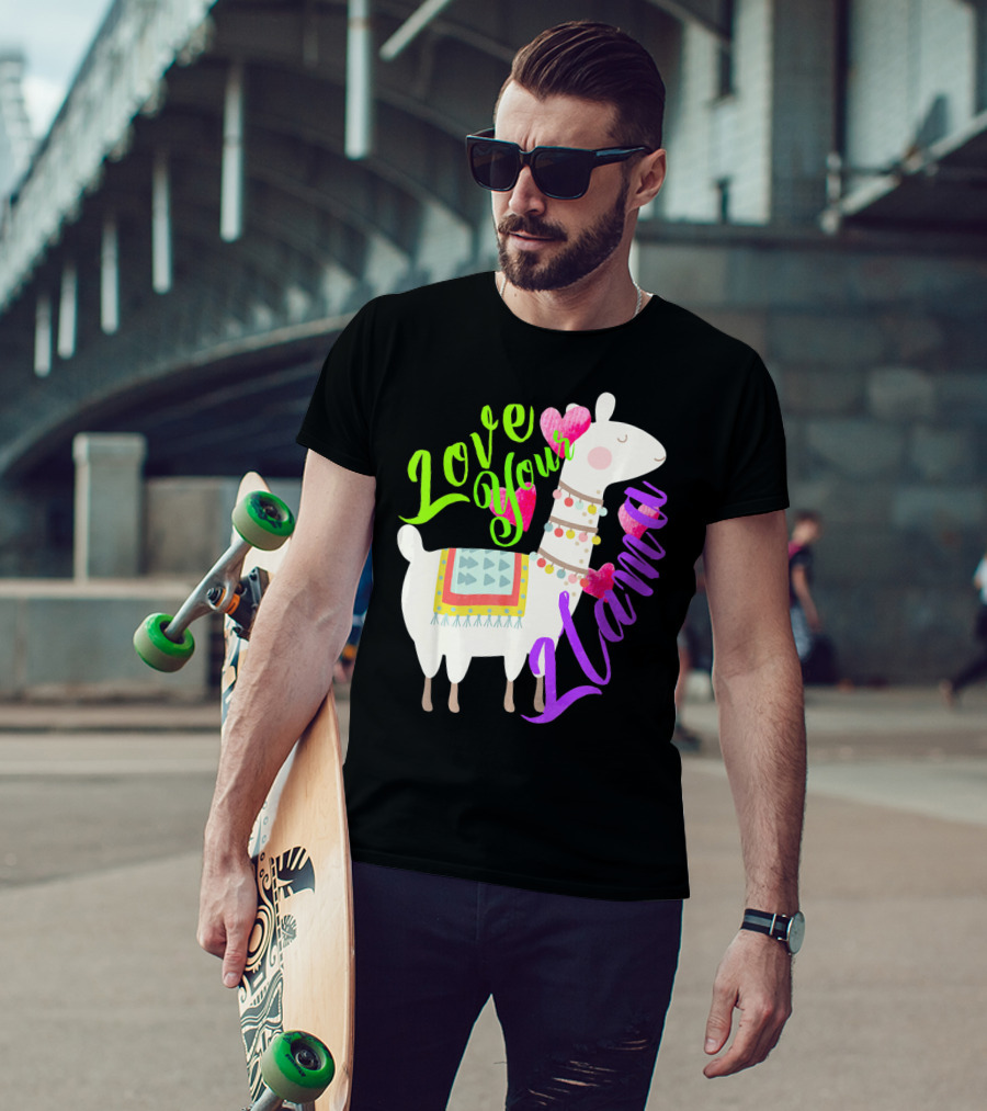 Love Your Llama Cute T-Shirt