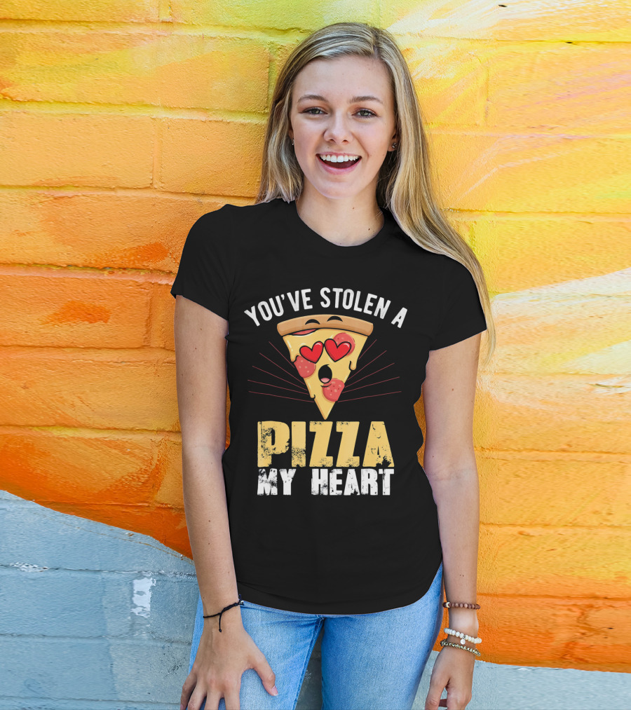You've Stolen A Pizza My Heart Valentine's Day Humor T-Shirt