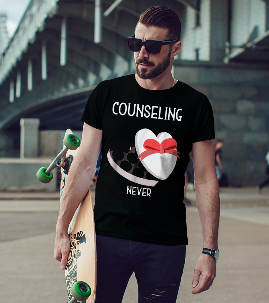 Counseling Never Heart Gift Box T-Shirt