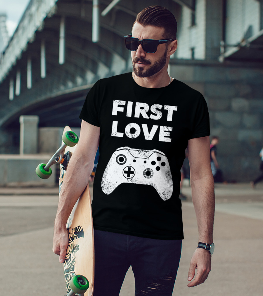 First Love Game Controller Video Gamer Valen T-Shirt