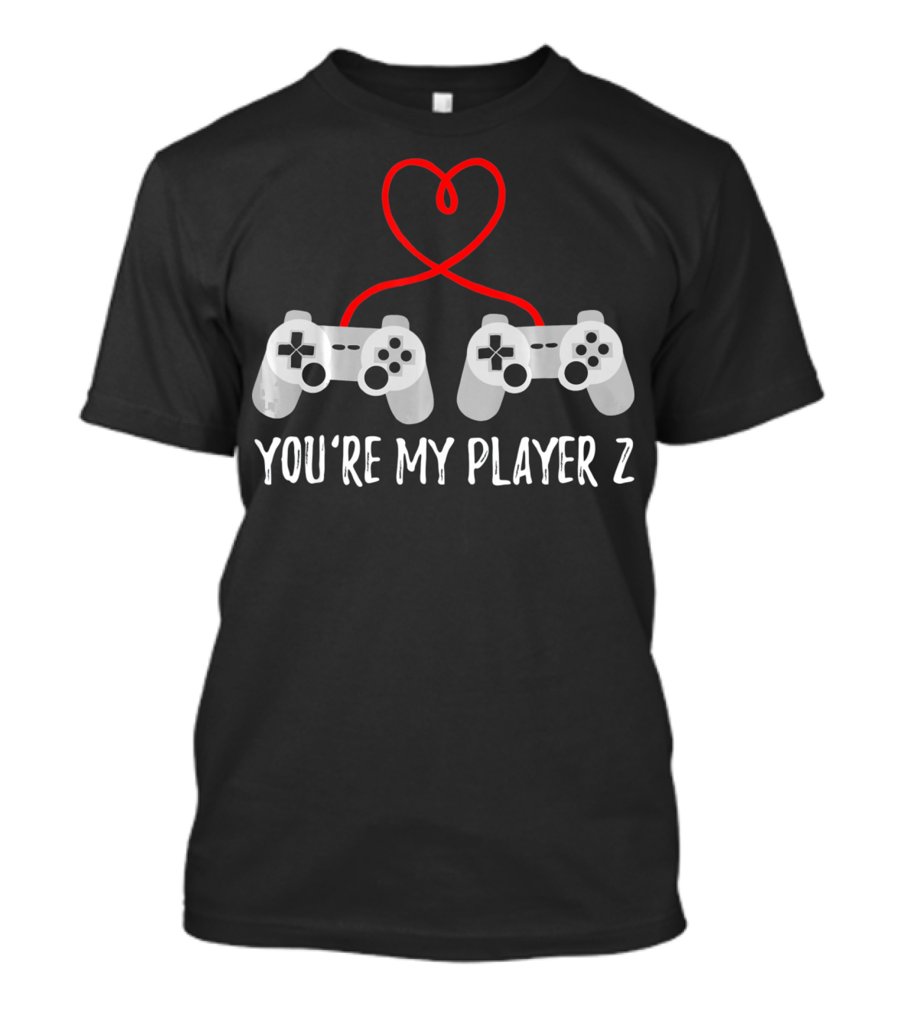 You're My Player 2 Gamer Valentine Day T-Shirt