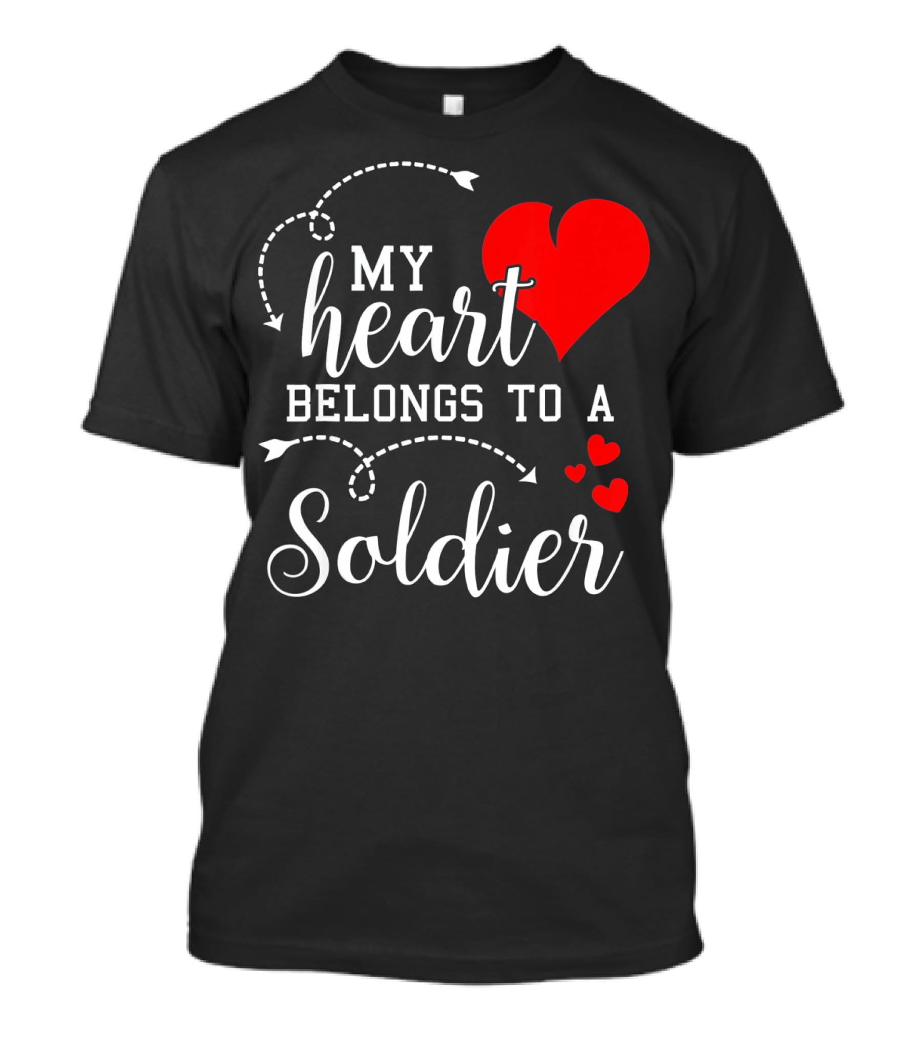 My Heart Belongs To A Soldier T-Shirt