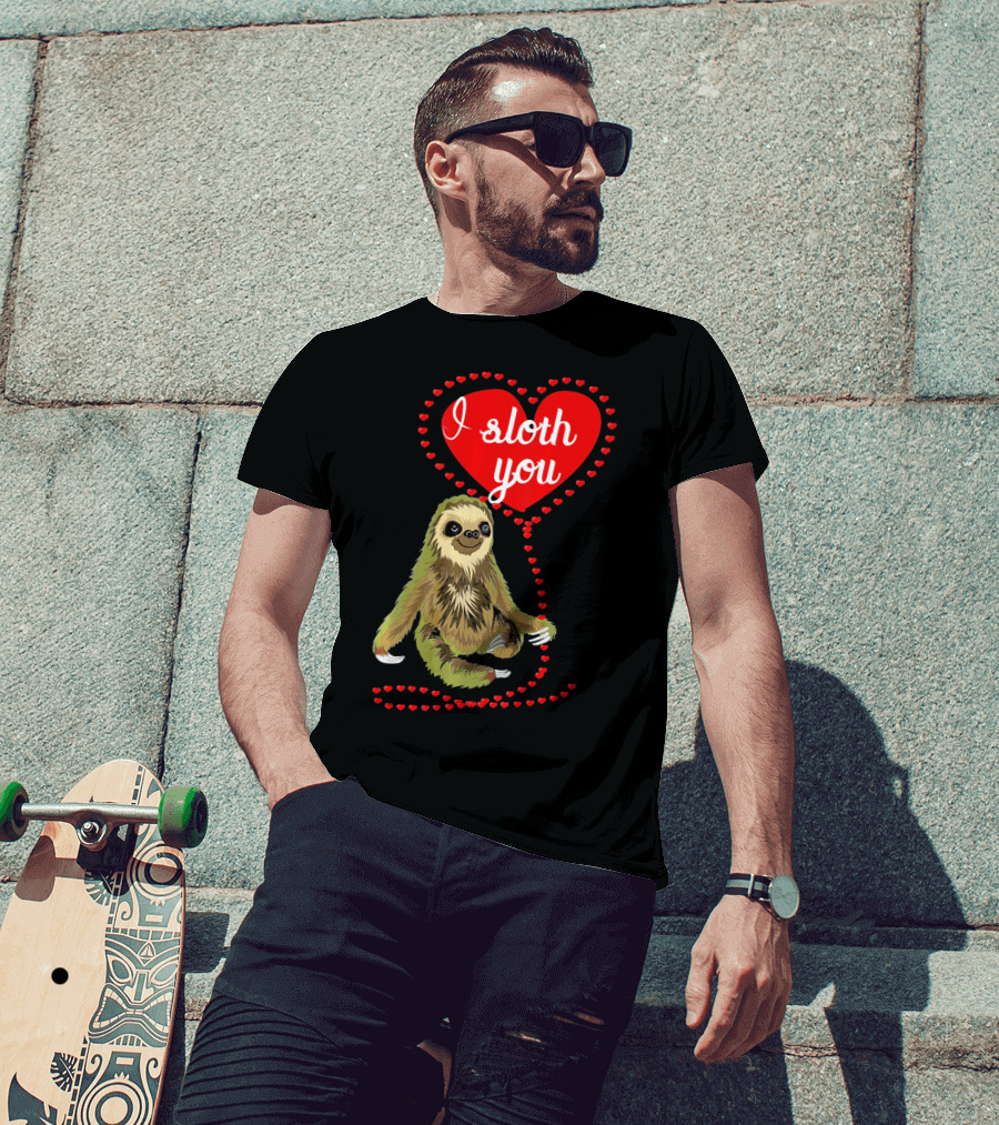 I Sloth You Heart Spirit Animal T-Shirt