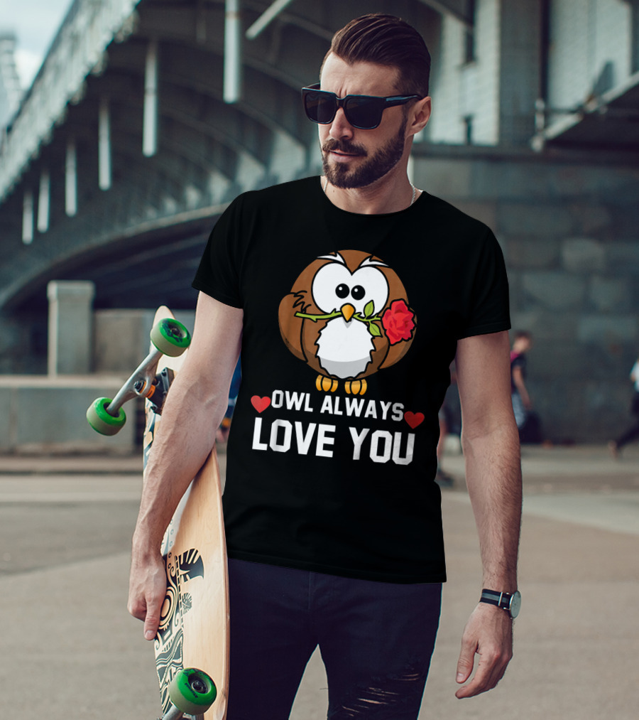 Owl Always Love You Funny Valentine Kids T-Shirt