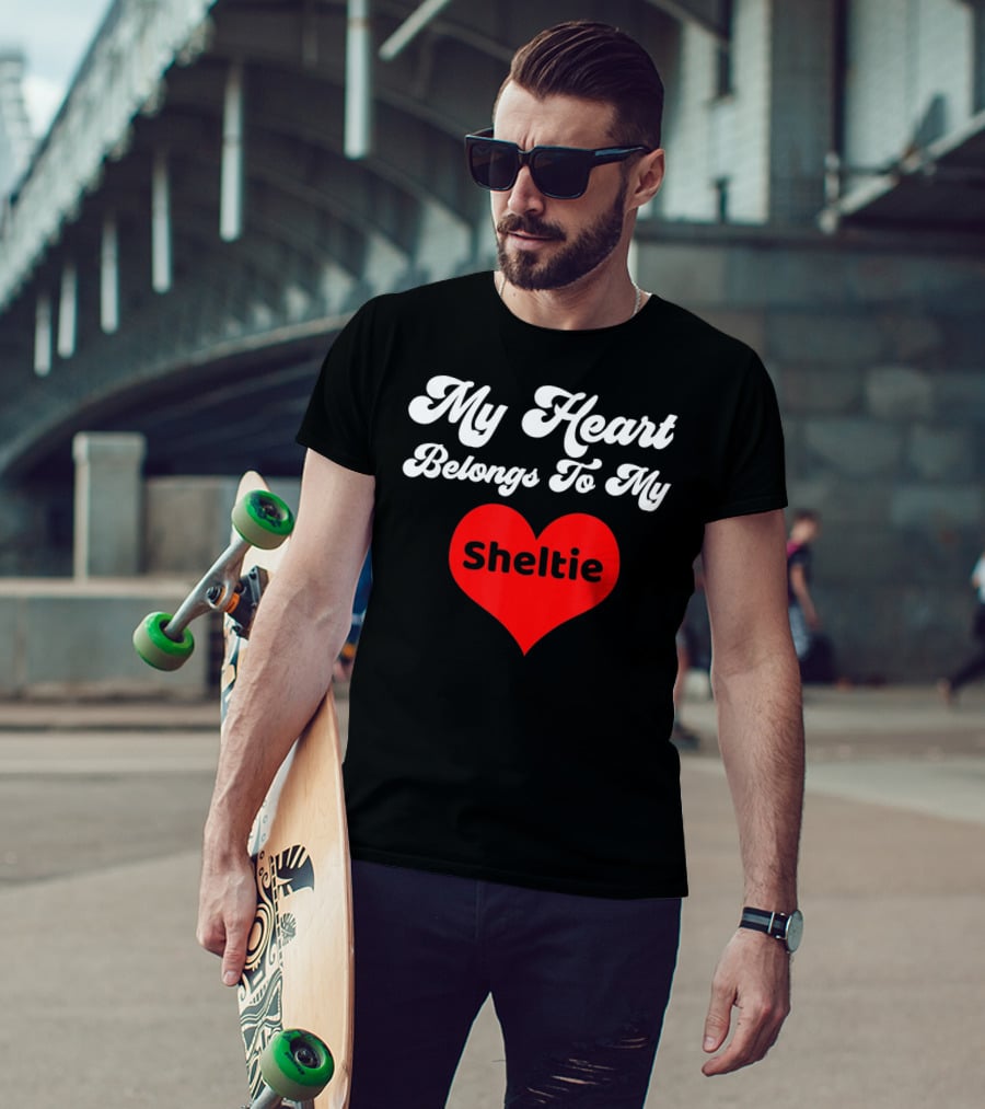 My Heart Belongs To My Sheltie T-Shirt