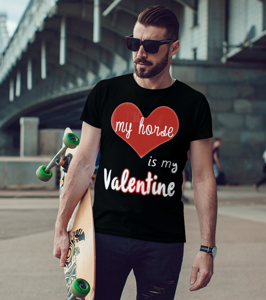 My Horse In Heart Is My Valentine T-Shirt