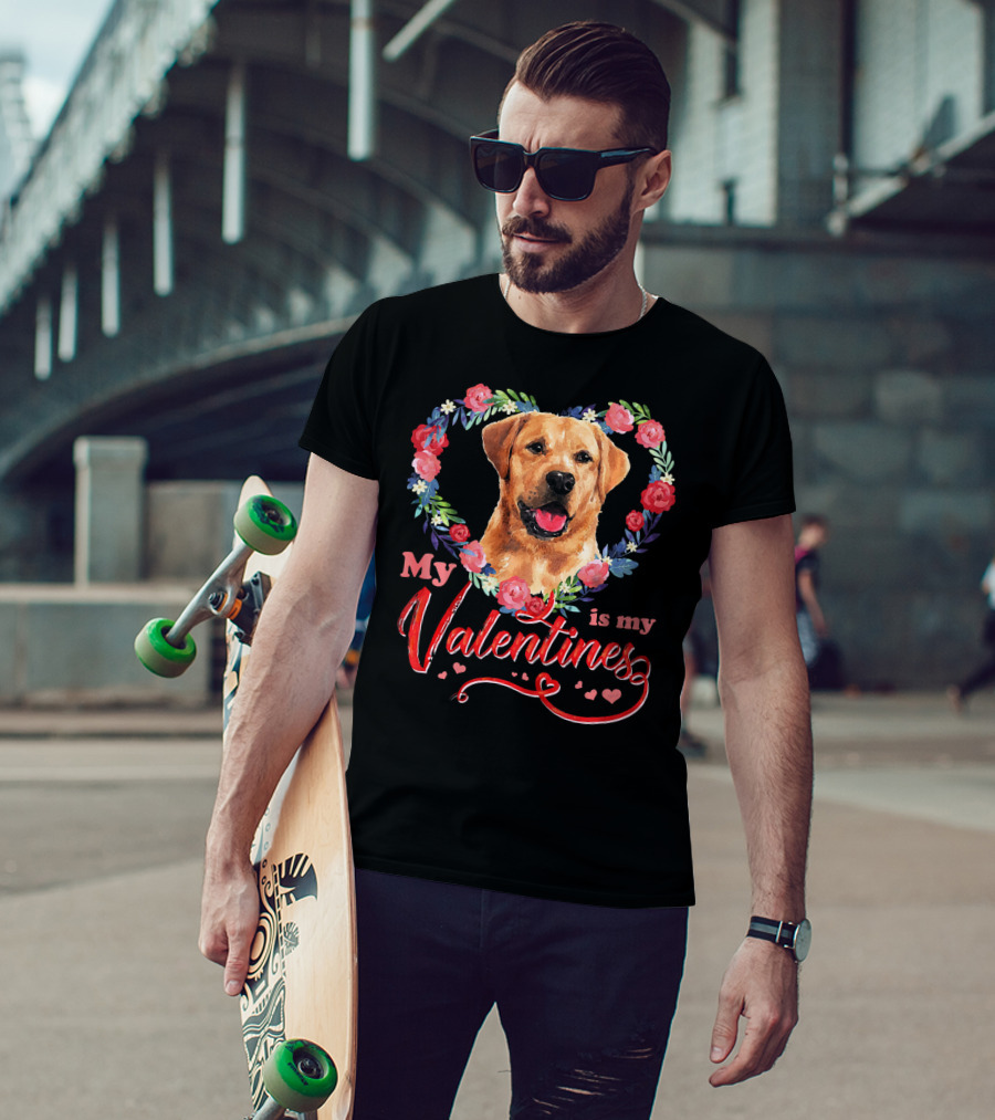 My Labrador Is My Valentines T-Shirt