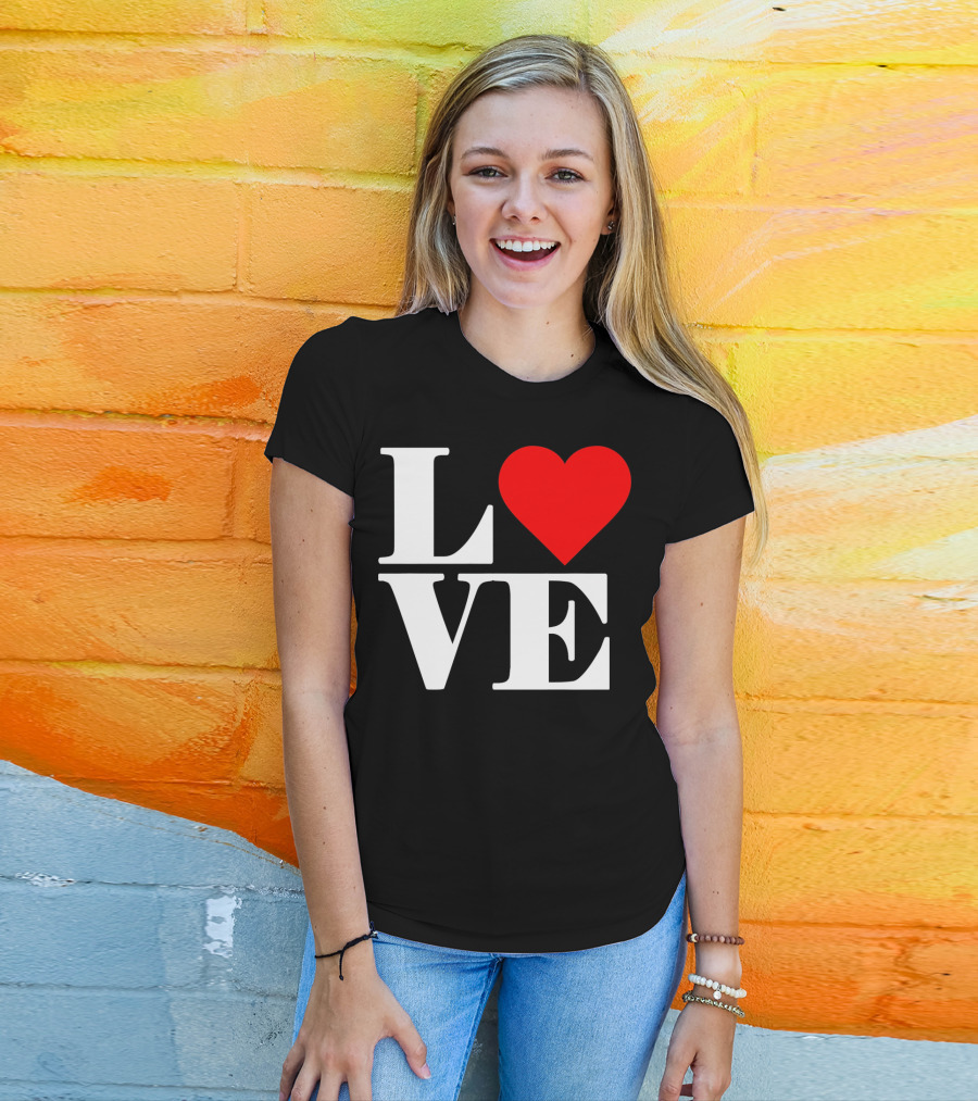 LOVE Heart Valentine's Day Iconic Romantic T-Shirt