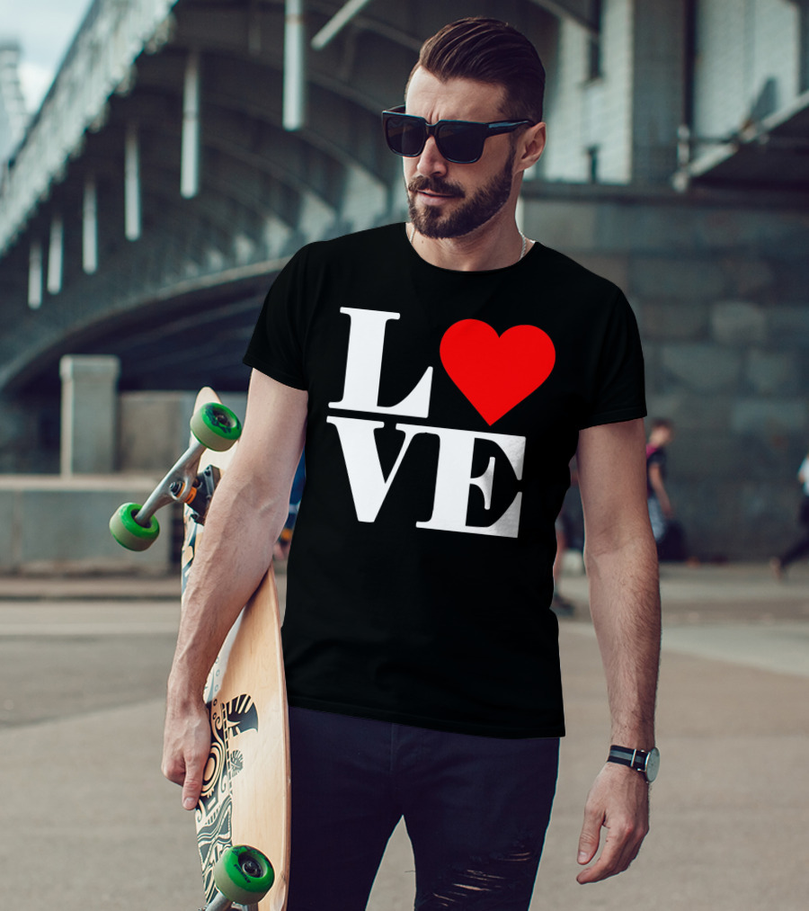 LOVE Heart Valentine's Day Iconic Romantic T-Shirt