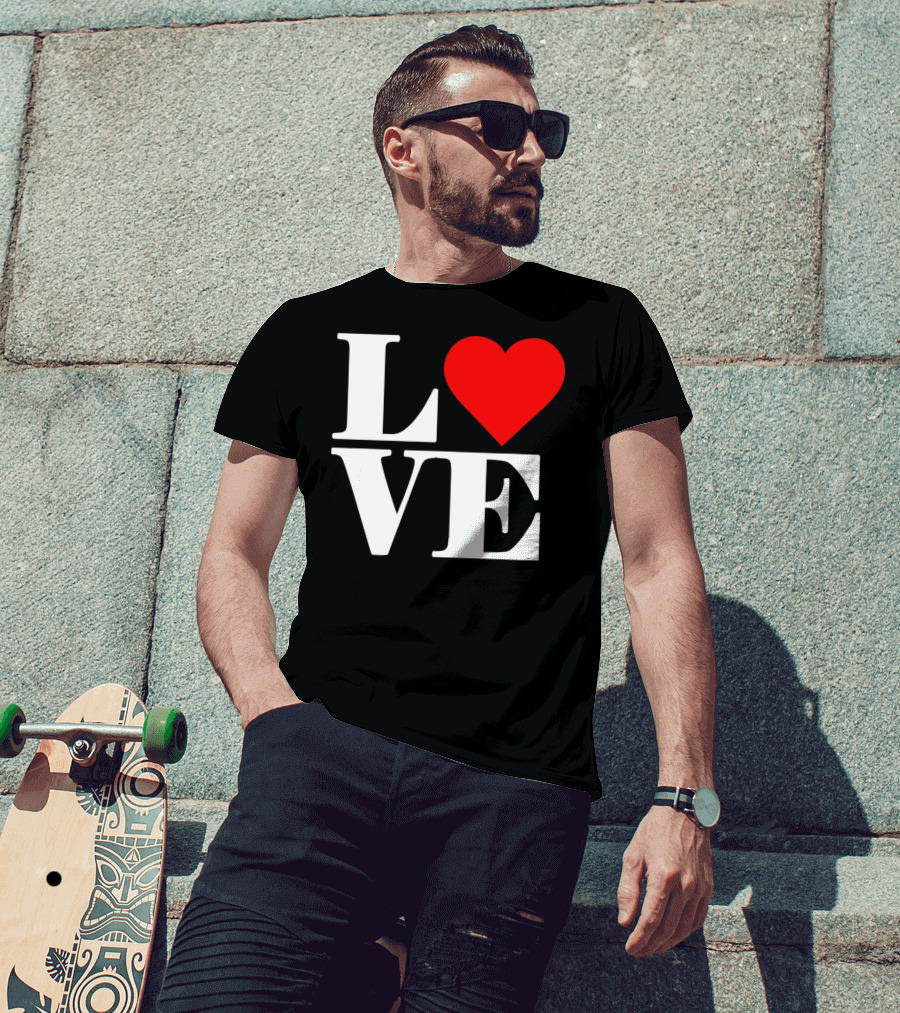 LOVE Heart Valentine's Day Iconic Romantic T-Shirt