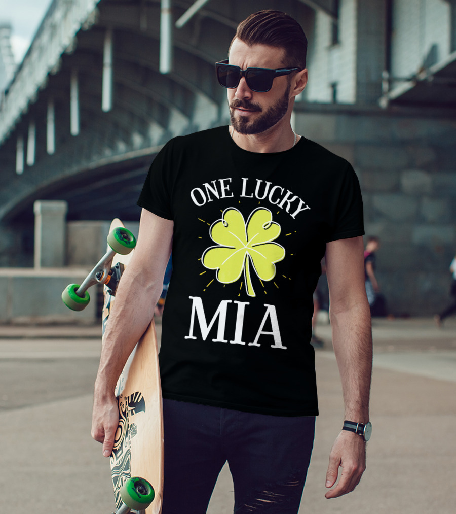One Lucky Mia St. Patrick's Day Shamrock T-Shirt