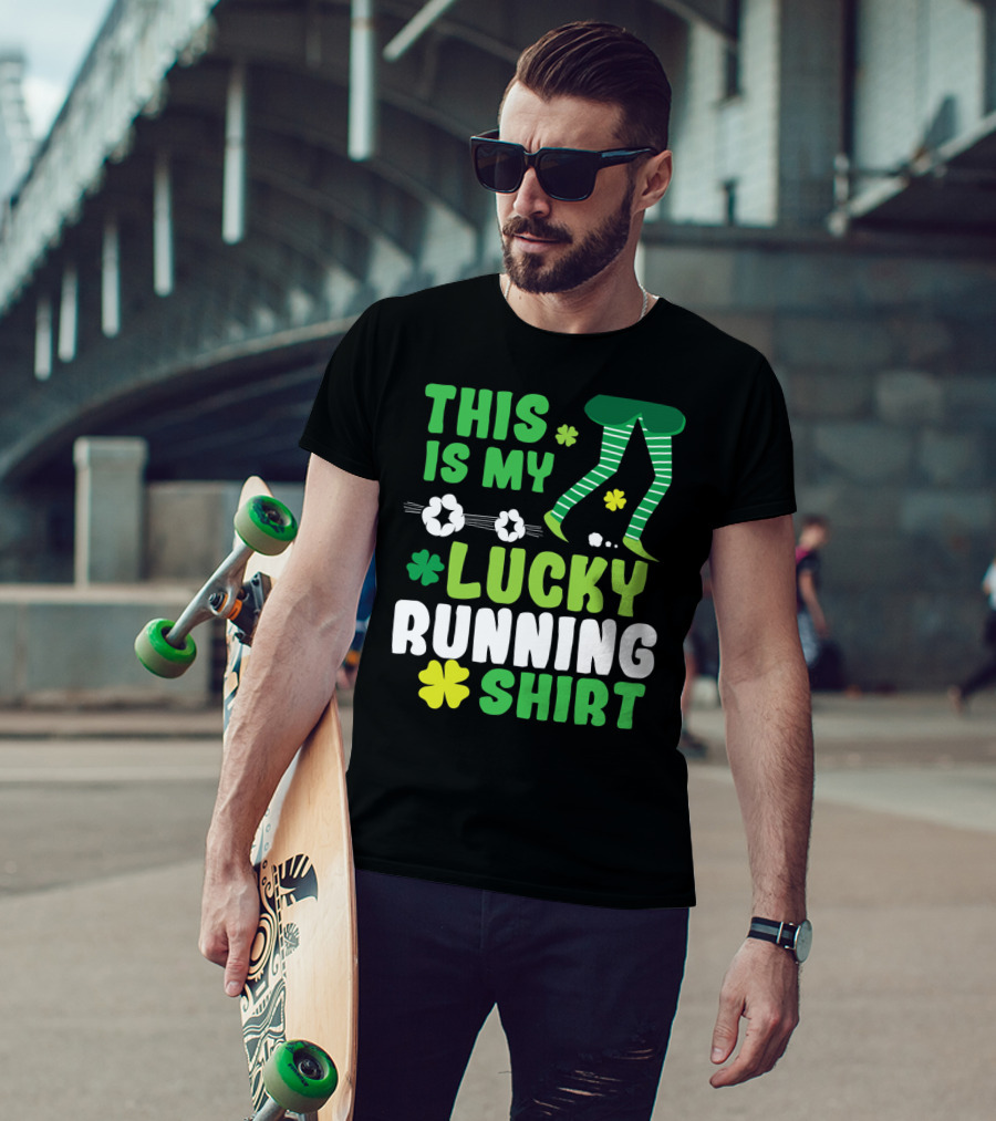 This Is My Lucky Running Shirt St Patricks Day 5k T-Shirt