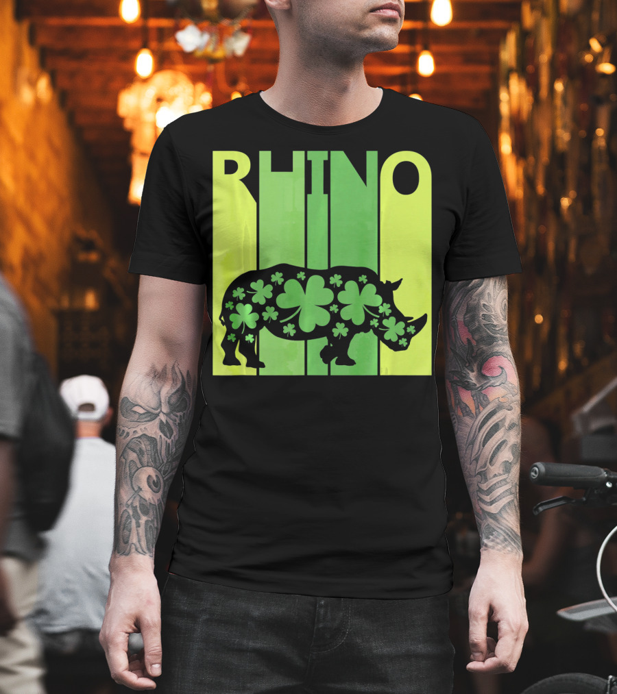 Lucky Clover Rhino T-Shirt