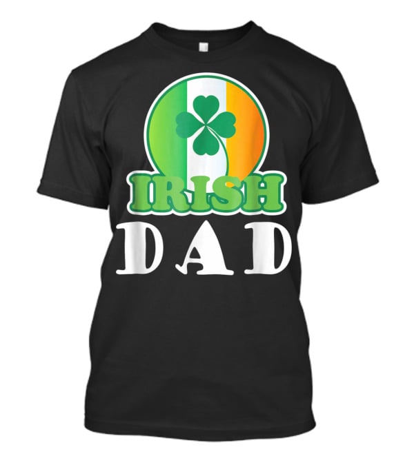 Irish Dad Clover Flag T-Shirt