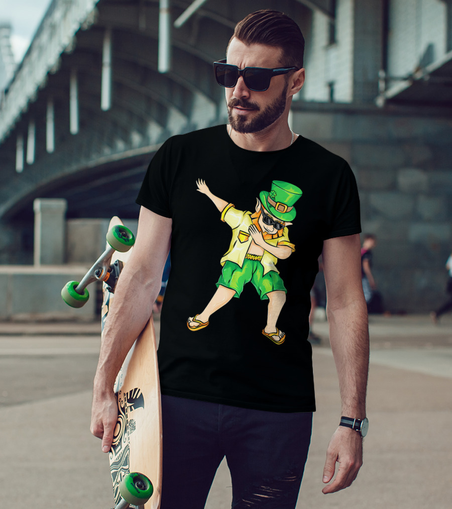 Summer Dabbing Leprechaun St. Patrick's T-Shirt