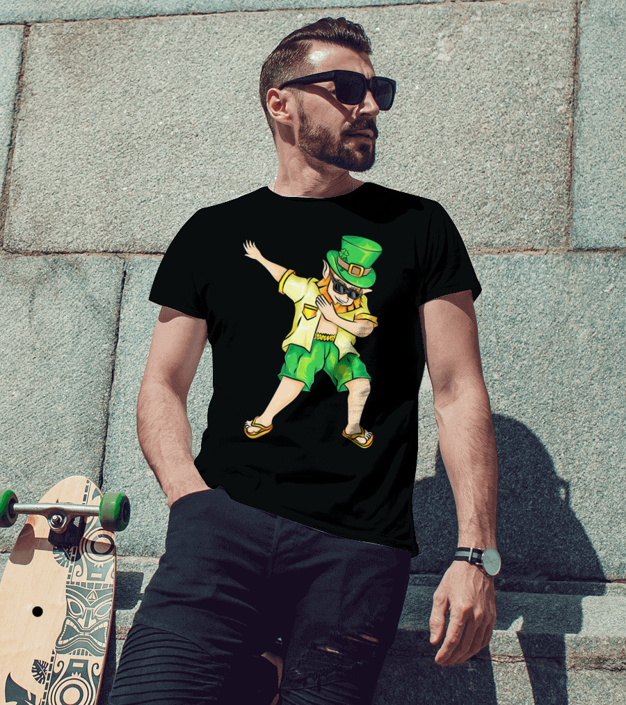 Summer Dabbing Leprechaun St. Patrick's T-Shirt