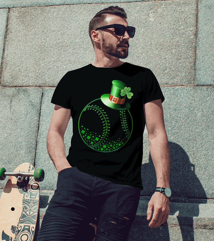 Saint Patricks Day Irish Shamrock Baseball Hat T-Shirt