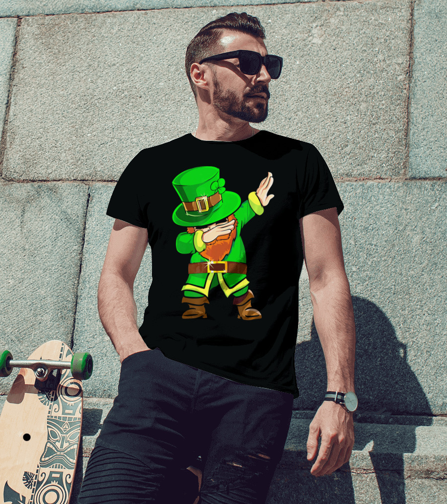 Dabechaun Leprechaun Dabbing Funny St. Patrick's Day T-Shirt