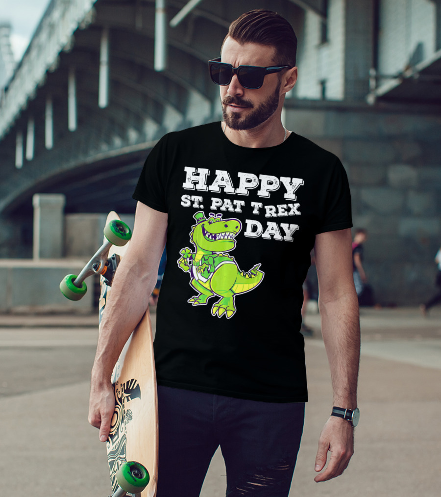 HAPPY ST. PAT T REX DAY Cute St Patricks T-Shirt