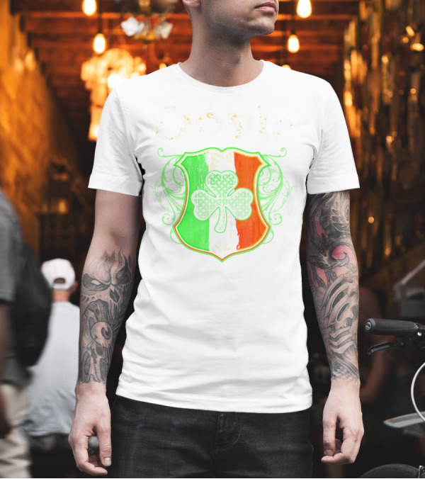 Doyle Irish Last Name Shamrock Shield Irish Flag T-Shirt Doyle Irish Last Name Shamrock Shield Irish Flag T-Shirt
