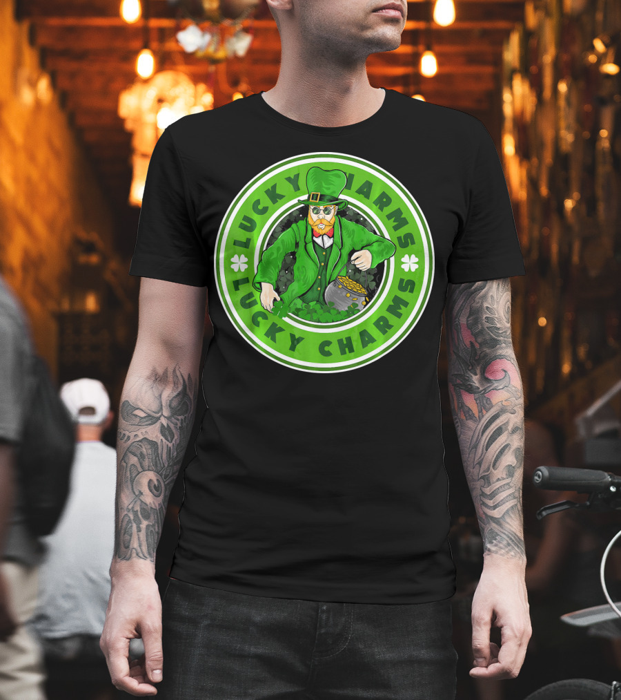 Lucky Charms St. Patrick's Day Irish Leprechaun Pot of Gold T-Shirt