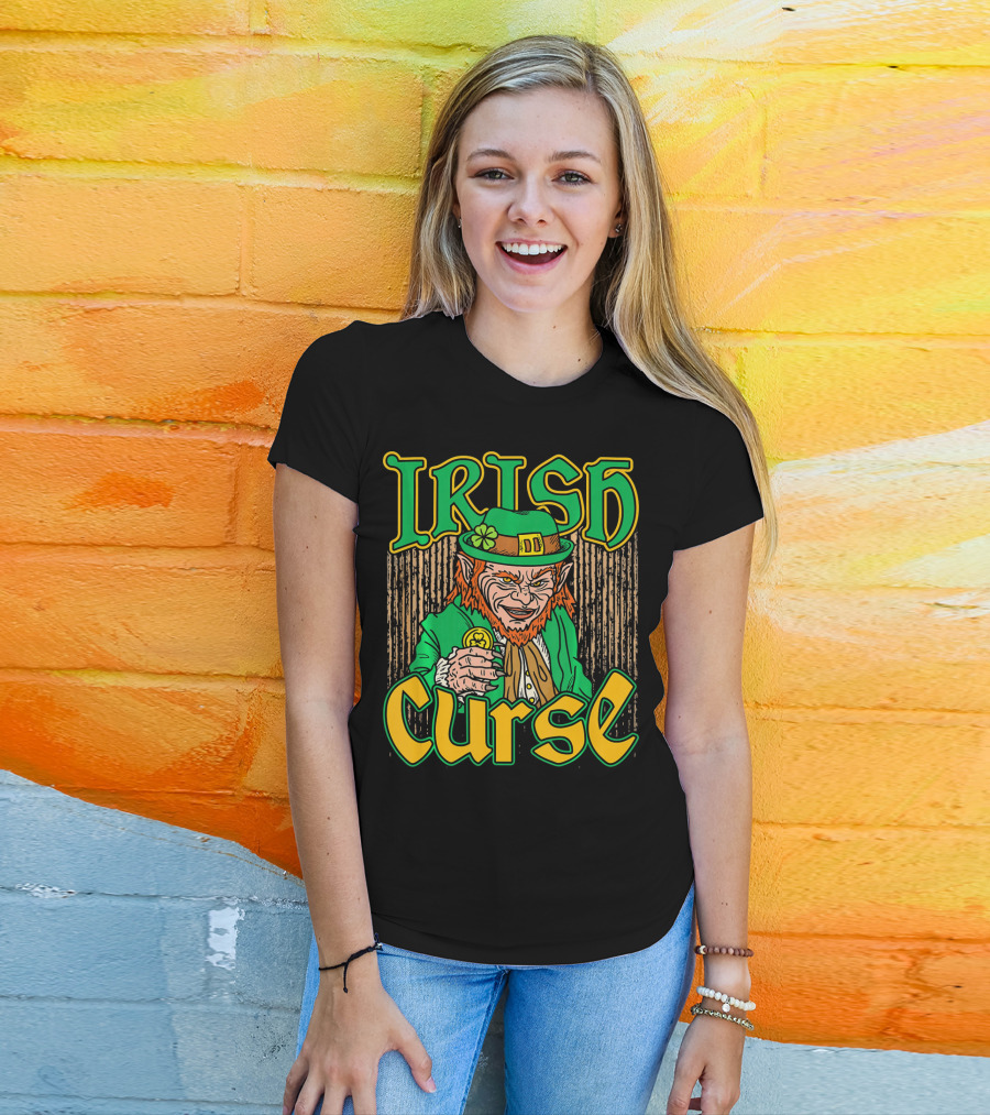Irish Curse Leprechaun Horror Scar T-Shirt