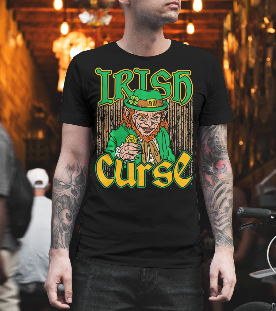 Irish Curse Leprechaun Horror Scar T-Shirt